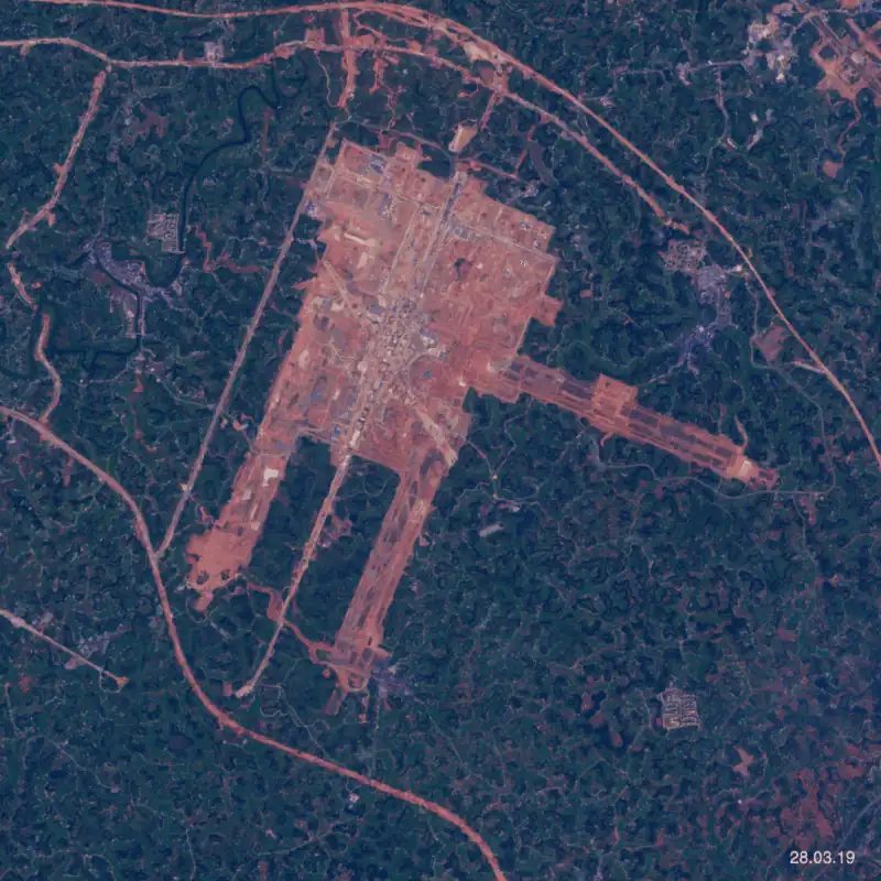 Baufortschrittsüberwachung per Satellitenbild